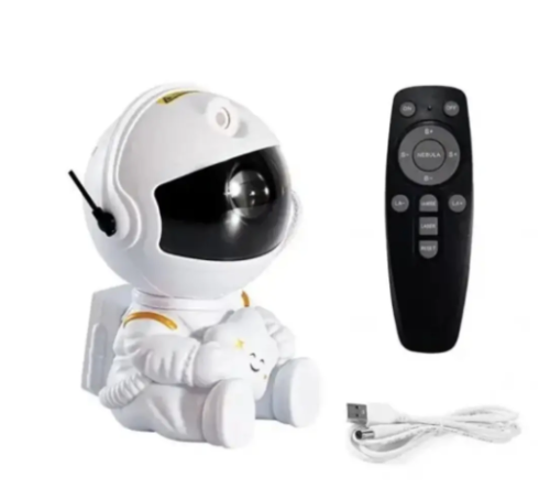 Лазерний проектор-нічник «Астронавт на Місяці» з проекцією космосу та зоряного неба