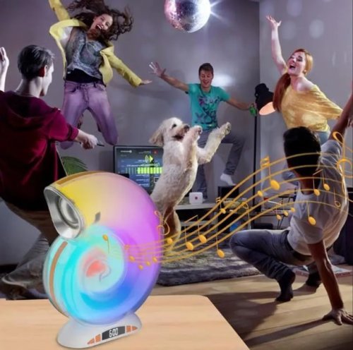 Багатофункціональна Bluetooth-колонка L-39: настільна лампа з RGB-підсвіткою