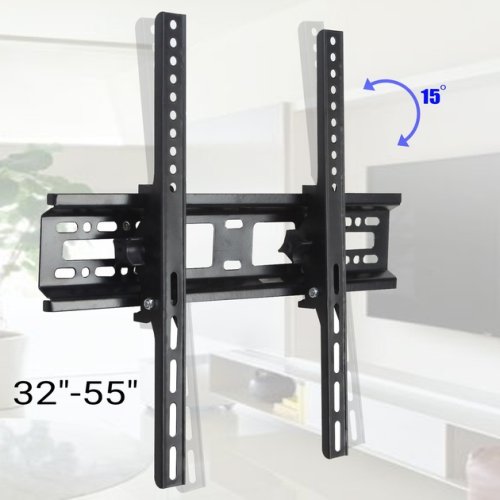 Кронштейн HT002 для ТВ 32"-55" — настінне кріплення з нахилом +15°/-5°
