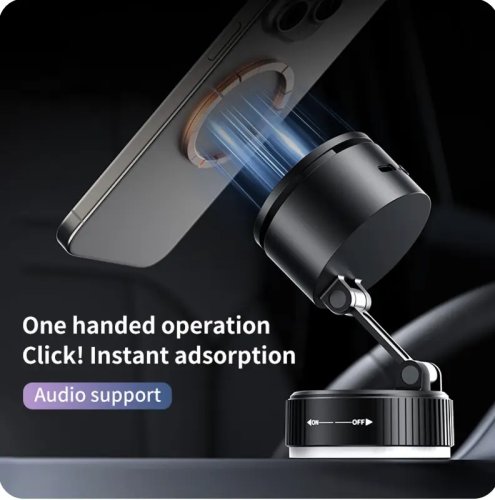 Магнітний тримач A01 для смартфонів і планшетів з Bluetooth-колонкою 3 Вт