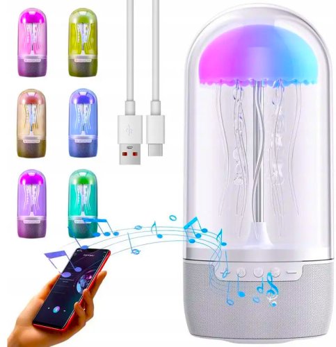 Портативна Bluetooth-колонка MAX113 з нічником «Медуза», підсвітка, USB-живлення