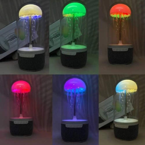 Портативна Bluetooth-колонка MAX113 з нічником «Медуза», підсвітка, USB-живлення