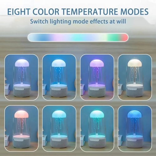 Портативна Bluetooth-колонка MAX113 з нічником «Медуза», підсвітка, USB-живлення