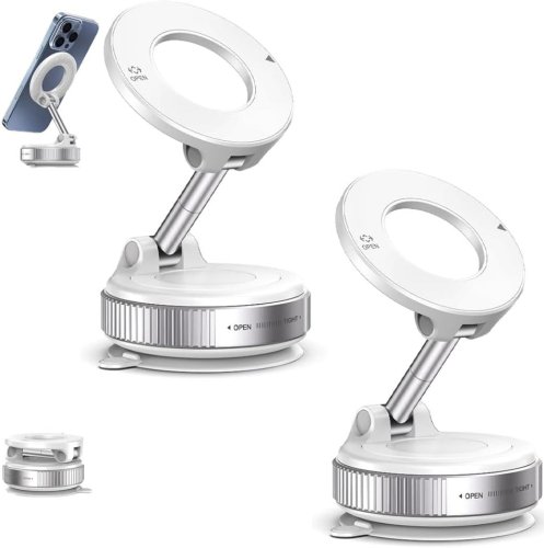 JoyPro Magnetic Holder — універсальний магнітний автотримач із вакуумною присоскою, обертання 360°