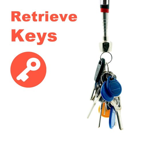 Телескопічний магнітний захват із LED-підсвіткою (магніт на подовжувачі)