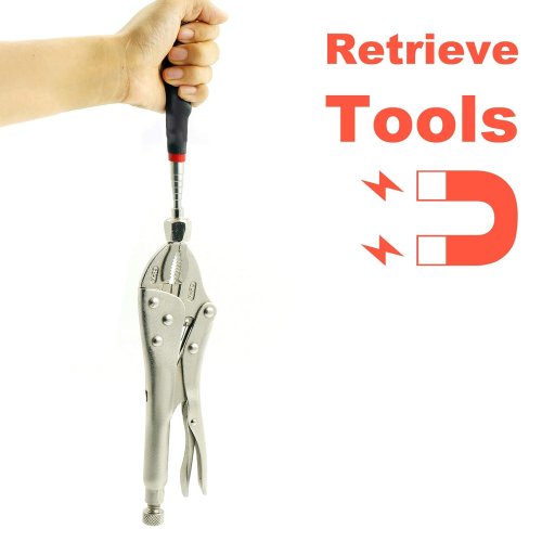 Телескопічний магнітний захват із LED-підсвіткою (магніт на подовжувачі)