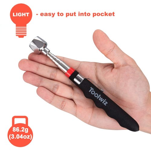 Телескопічний магнітний захват із LED-підсвіткою (магніт на подовжувачі)