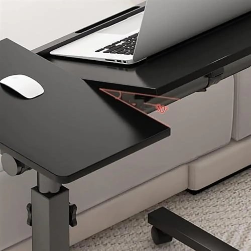 Наддиванний столик на коліщатках 64200 з подвійною стільницею T01 — мобільний і зручний