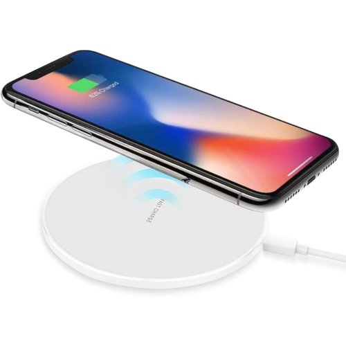 Бездротова зарядка Awei W7 кругла 10W Qi для смартфонів