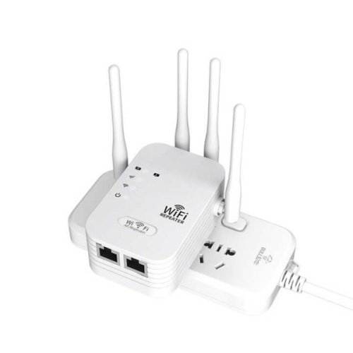 Wi‑Fi ретранслятор/підсилювач сигналу 300 Мбіт/с 2.4G, 6 антен (роутер)
