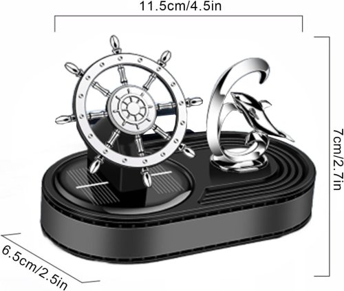 Автоароматизатор Captain XL-8/AND-8 на сонячній панелі, обертовий освіжувач повітря