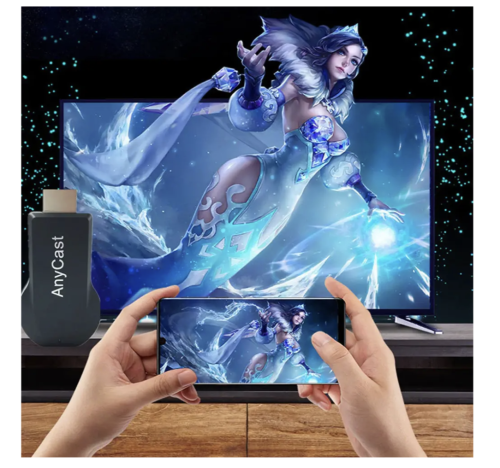 Бездротовий приймач AnyCast M9 Plus Wi‑Fi для ТВ, трансляція екрана зі смартфона (медіаплеєр)