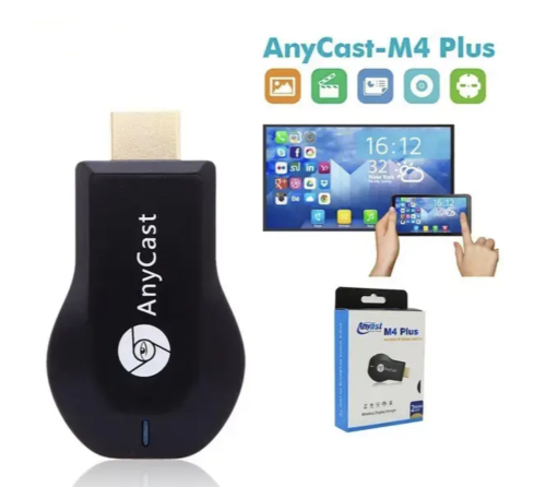 Бездротовий приймач AnyCast M9 Plus Wi‑Fi для ТВ, трансляція екрана зі смартфона (медіаплеєр)