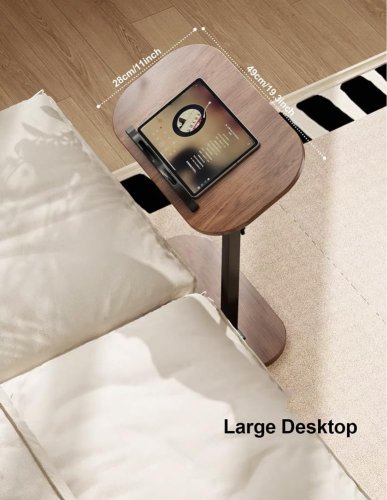 Приставний комп’ютерний стіл 1036 / столик 1036 з регулюванням висоти, багатофункціональний