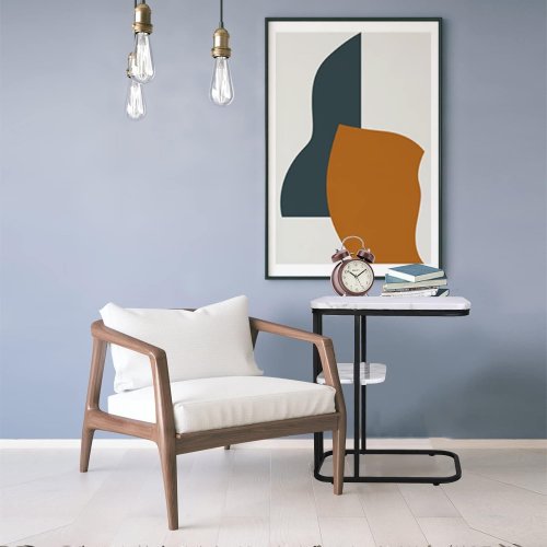 Двоярусний приставний журнальний столик 5496 для ноутбука, 50×30×58 см