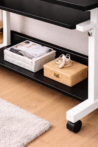 Регульований мобільний комп’ютерний стіл 1845 з висувною підставкою для клавіатури