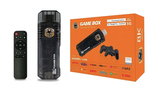 Ігрова консоль TV Game Stick X9 64GB, 30000 ігор, 2 бездротові джойстики
