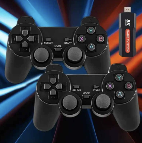 Ігрова консоль TV Game Stick X9 64GB, 30000 ігор, 2 бездротові джойстики