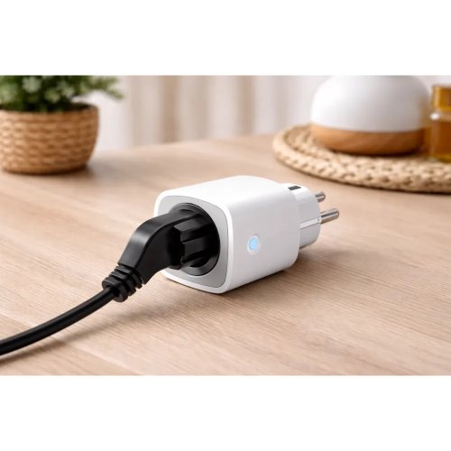 Розумна Wi‑Fi розетка Smart WiFi з керуванням зі смартфона, таймером і контролем приладів