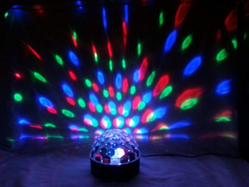 Світлодіодний диско-шар LED Magic Ball RGB, кольоромузика, пульт ДК для вечірок