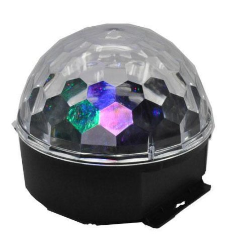 Світлодіодний диско-шар LED Magic Ball RGB, кольоромузика, пульт ДК для вечірок