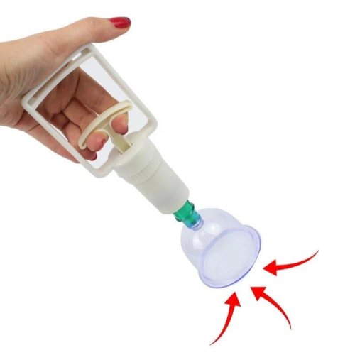 Набір вакуумних банок для масажу тіла з насосом, 12 шт.