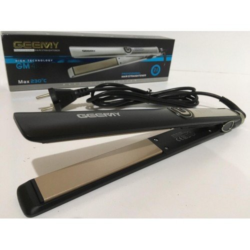 Професійна праска-плойка для випрямлення волосся Gemei GM-416, кераміка, 150–230°C