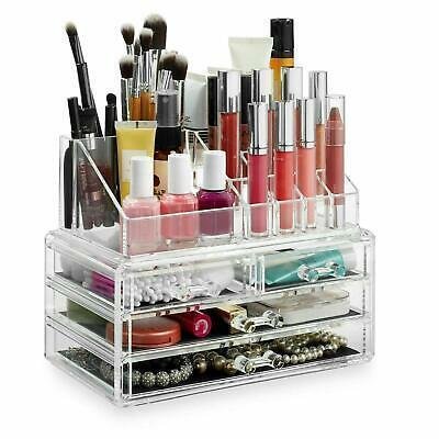 Акриловий прозорий настільний органайзер 4DRAWER з 4 шухлядами для косметики й біжутерії