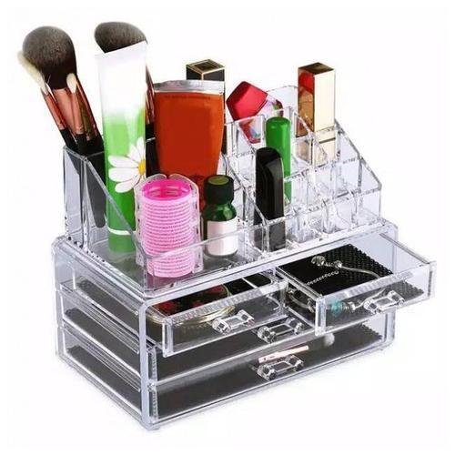 Акриловий прозорий настільний органайзер 4DRAWER з 4 шухлядами для косметики й біжутерії