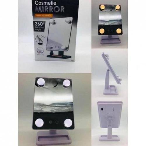 Дзеркало для макіяжу Mirror Angel 360° з LED-підсвіткою та сенсорним керуванням