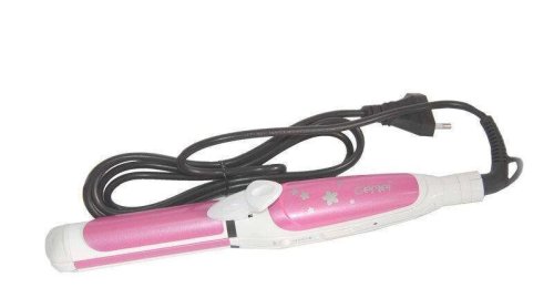 Праска-випрямляч для волосся Gemei GM-1960 2в1: гофре та плойка