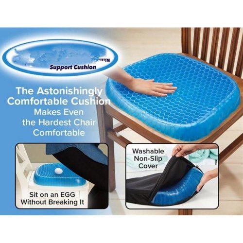 Ортопедична гелева подушка для сидіння Egg Sitter, сидушка антипролежнева