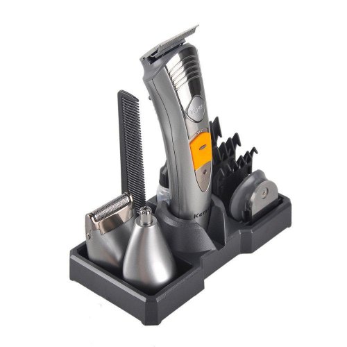 Машинка для стрижки волосся 7-в-1 Kemei KM-580A, тример-бритва CG21 PR4