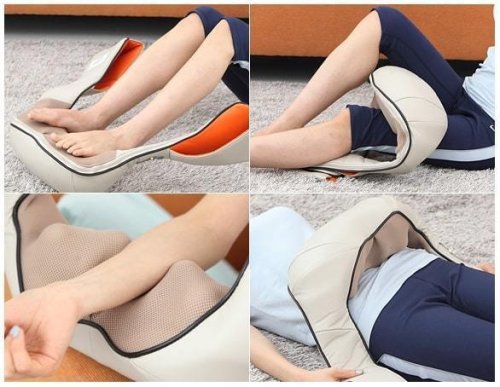 Роликовий масажер для шиї та спини з розминанням Massager of Neck Kneading