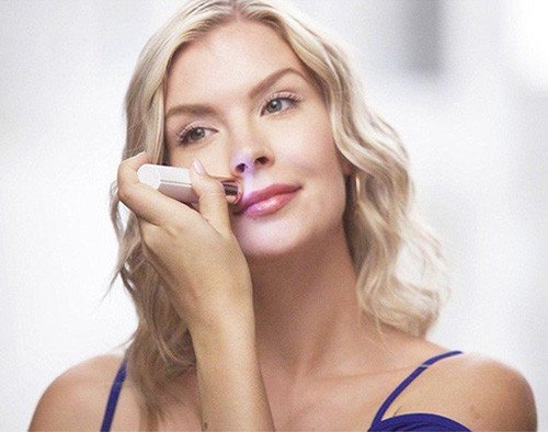 Жіночий тример Flawless «помада» для депіляції та гоління обличчя, депілятор-бритва