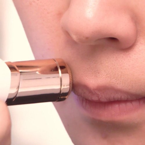 Жіночий тример Flawless «помада» для депіляції та гоління обличчя, депілятор-бритва