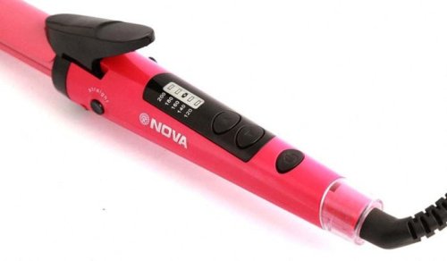 Праска-стайлер для волосся NOVA NHC-2009 2в1 кераміка: випрямлення і завивка (щипці)