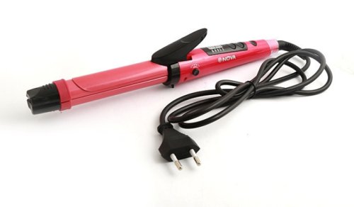 Праска-стайлер для волосся NOVA NHC-2009 2в1 кераміка: випрямлення і завивка (щипці)