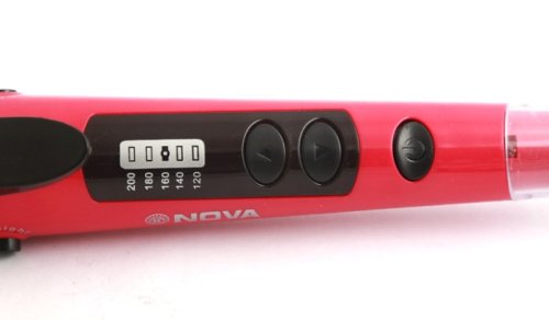 Праска-стайлер для волосся NOVA NHC-2009 2в1 кераміка: випрямлення і завивка (щипці)