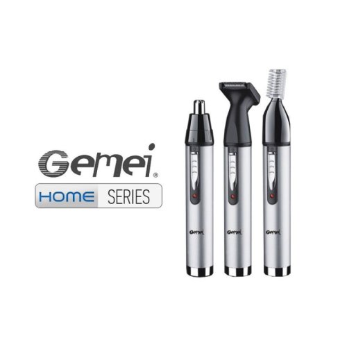 Тример GEMEI GM-3107 3-в-1 для бороди, брів і вух