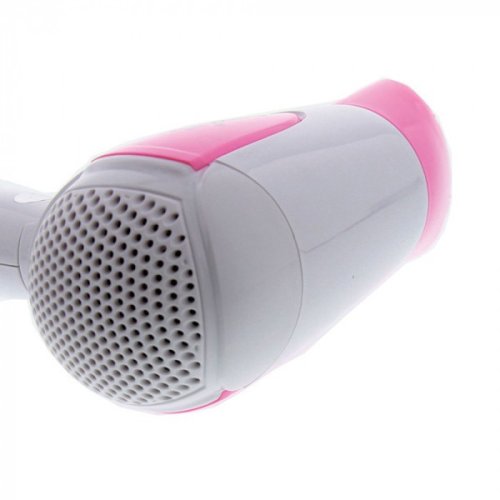 Дорожній міні фен для волосся Gemei GM-1756, компактний, зручний для подорожей