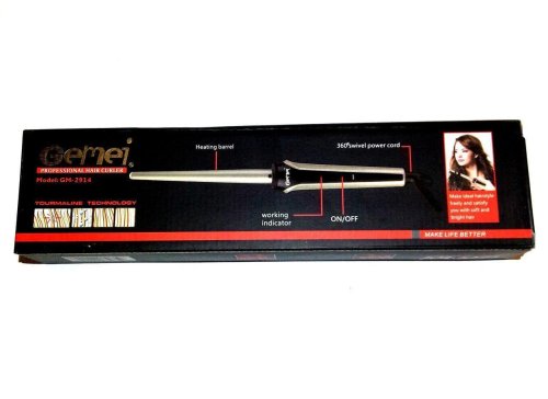 Конусна керамічна плойка Gemei GM-2914 для дрібних локонів Hair Curlers
