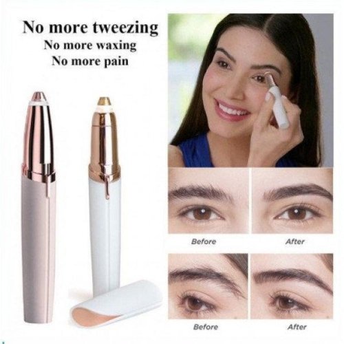 Жіночий тример-коректор для брів Flawless Brows, точне видалення волосків