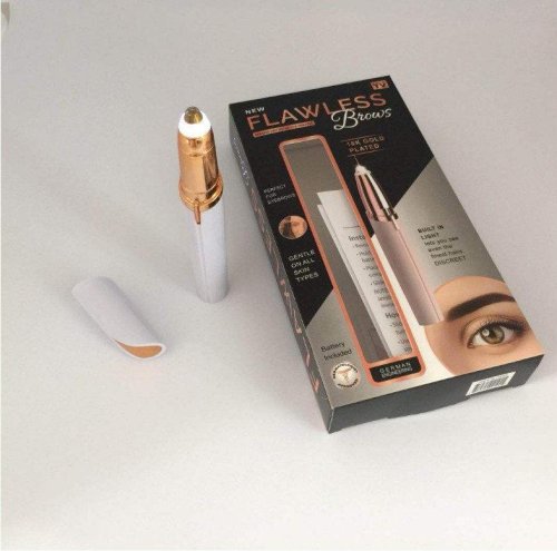 Жіночий тример-коректор для брів Flawless Brows, точне видалення волосків
