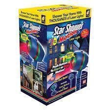 Лазерний зірковий проектор Star Shower Motion Laser Light для дому, новорічне підсвічування