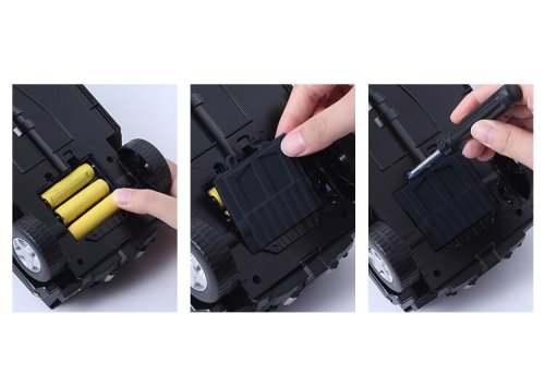 Дитячий сейф-скарбничка поліцейська машина CASH TRUCK з кодовим замком і відбитком пальця