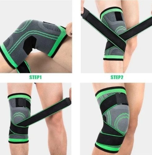 Еластичний бандаж-ортез на коліно KNEE SUPPORT — фіксатор колінного суглоба (наколінник)
