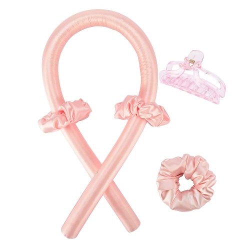 Шовкова стрічка-бігуді для локонів: обруч-джгут для накрутки волосся «М’яка хвиля»