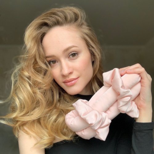 Шовкова стрічка-бігуді для локонів: обруч-джгут для накрутки волосся «М’яка хвиля»