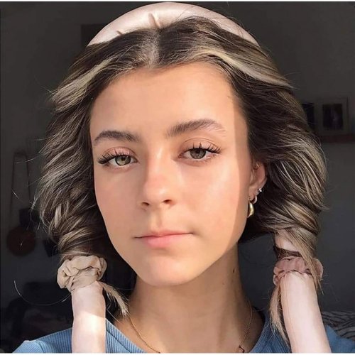 Шовкова стрічка-бігуді для локонів: обруч-джгут для накрутки волосся «М’яка хвиля»